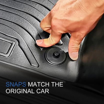 RHD for MG ZS EV 2023 2024 2025 TPE 3D Car Floor Mats Cargo Liner Pad Waterproof All Weather Accessories Black