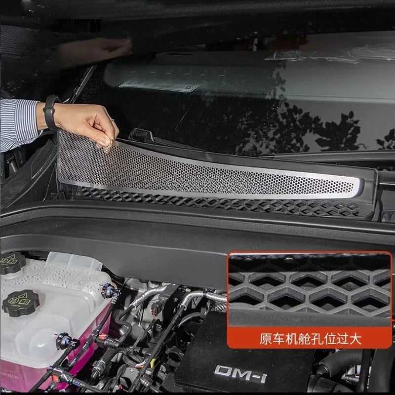 BYD TANG L Car Stainless Steel Cover Intake Grille Air Filter Clean Air Inlet Protective