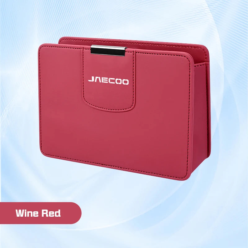 For Chery Jaecoo J7 J8 J5 6 2025 Car Leather Trash Can Auto Door Side Storage Box Seat Back Garbage Bag Organizer Accessories