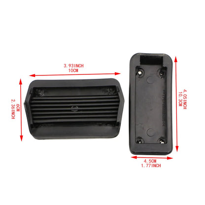 AT MT Aluminum Alloy Gas Pedal Cover for Ford Escape Kuga 2013 2014 2015 Focus 2 3 2005-2018 Car Pedals Brake Cluth Pedal