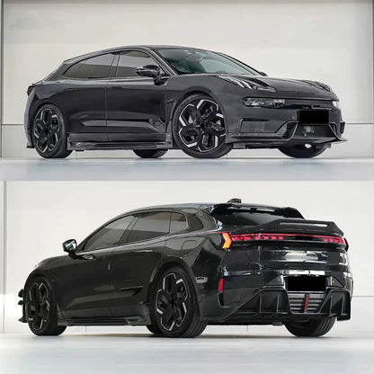Carbon fiber Body Kit for ZEEKR 001 21-24 modified Front shovel rear lip Side skirt Tail wing Spoiler Vent Wind Knife surround.