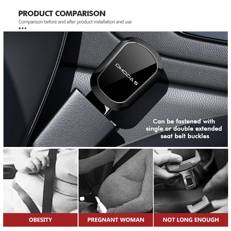 Car Seat Belt Clip Extension For Chery Omoda 5 C5 E5 C9 9 EV PHEV 2024 2025 fx 7