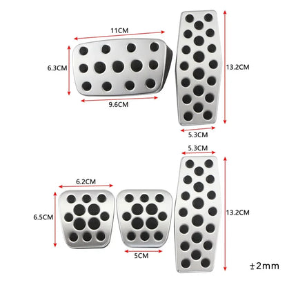 AT MT Car Pedas for Chevrolet Trax Equinox Cruze Malibu for Opel Mokka Vauxhall Astra J H GTC Insignia Gas Brake Pedal Cover
