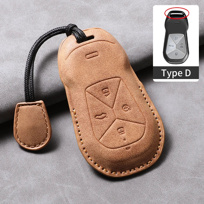 Car Remote Key Case Cover Shell For Xpeng P5 P7 G9 G3