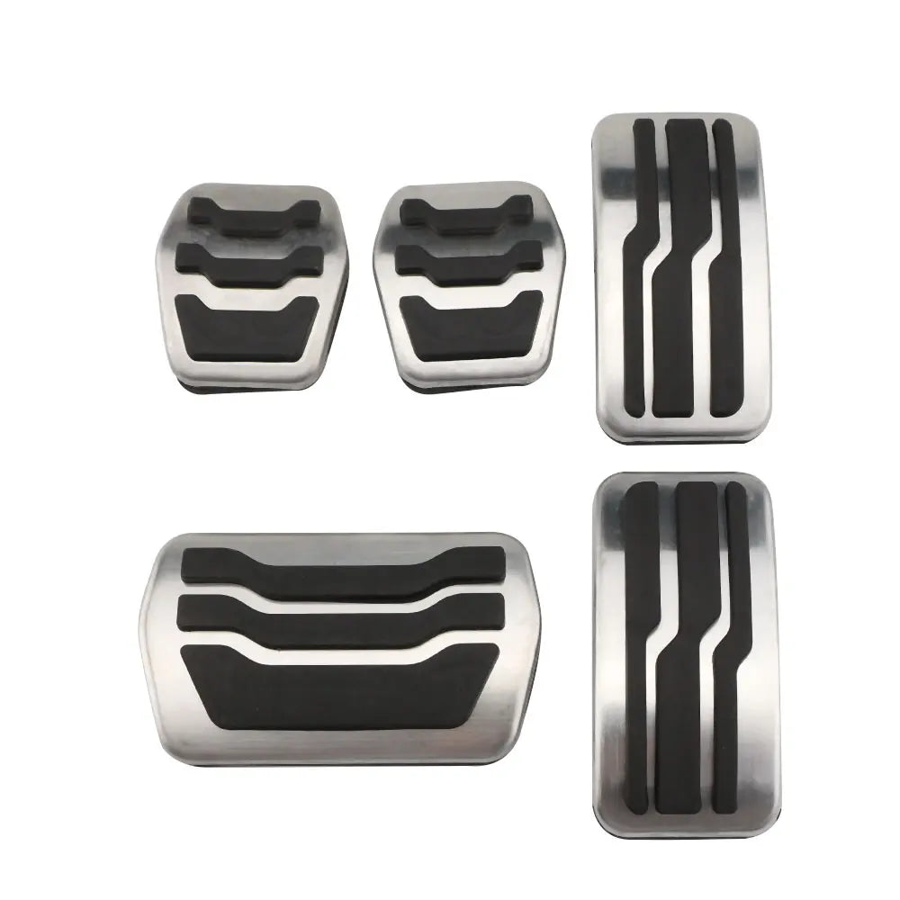 Stainless Steel Fuel Pedal Brake Pedals Rest Pedal Set Cover for Ford Focus 2 3 4 MK2 MK3 MK4 St Rs 2005 - 2018 Accessories