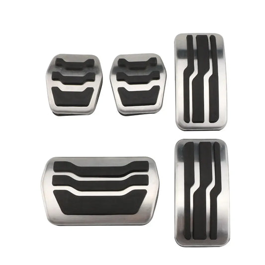 Stainless Steel Fuel Pedal Brake Pedals Rest Pedal Set Cover for Ford Focus 2 3 4 MK2 MK3 MK4 St Rs 2005 - 2018 Accessories