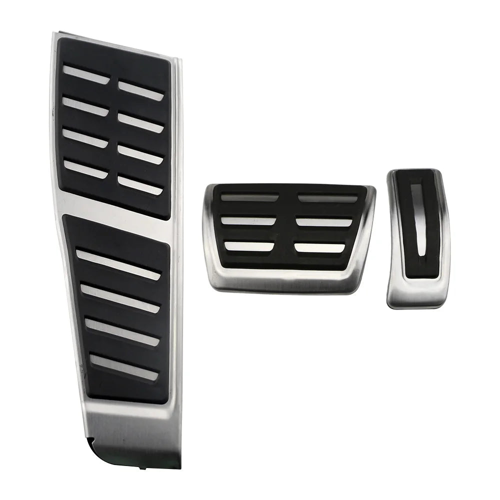For Audi A7 S7 RS7 4G 2010-2017 A6 S6 RS6 C7 4G RHD Car Gas Fuel Brake Dead Rest Foot Pedal Cover Cap Pad Trim Auto Accessories