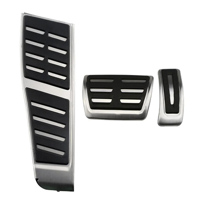 For Audi A7 S7 RS7 4G 2010-2017 A6 S6 RS6 C7 4G RHD Car Gas Fuel Brake Dead Rest Foot Pedal Cover Cap Pad Trim Auto Accessories