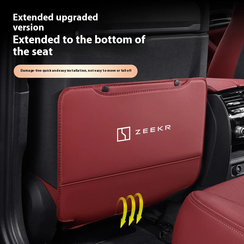 Car Seat Back Protection Anti-Kick Pad For ZEEKR 001 007 009 001FR 007GT X MIX 7X 9X