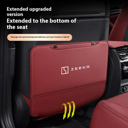 Car Seat Back Protection Anti-Kick Pad For ZEEKR 001 007 009 001FR 007GT X MIX 7X 9X
