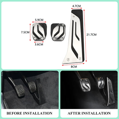 Car Gas Brake Pedals for BMW 4 5 6 7 Series F32 F33 F36 G23 E60 F07 F10 F11 G30 G31 G38 E63 F06 F12 F13 G32 F01 F02 G11 G12