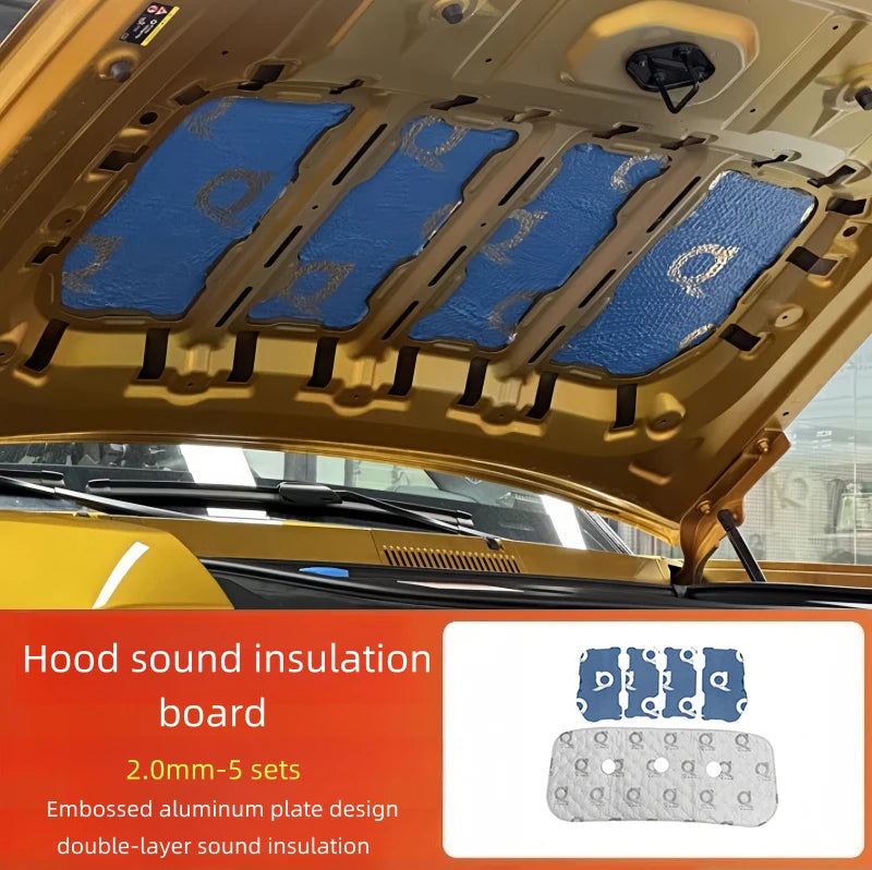 BYD Leopard 5 Car Hood Sound Anti-vibration Plate