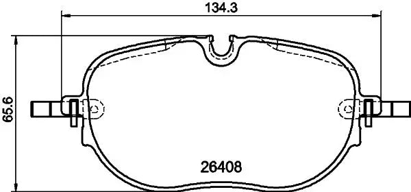 Front Brake Pad Set For VW ID.4 E21 2020- AUDI Q4 Sportback (F4N)2021- OEM 1EA698151C 1EA698151B D2401 Auto Parts