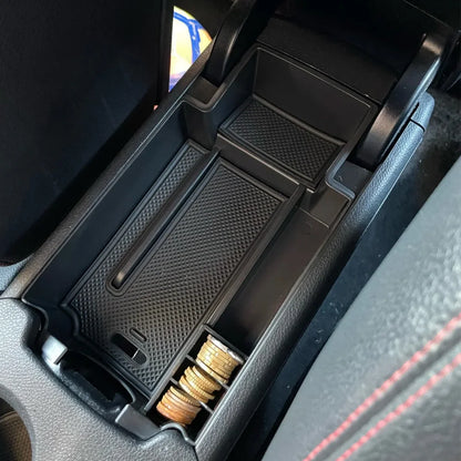 Car Central Armrest Storage Box Tray for Mercedes Benz A Class A180 GLA CLA W176 W246 B Class Container Organizer Accessories