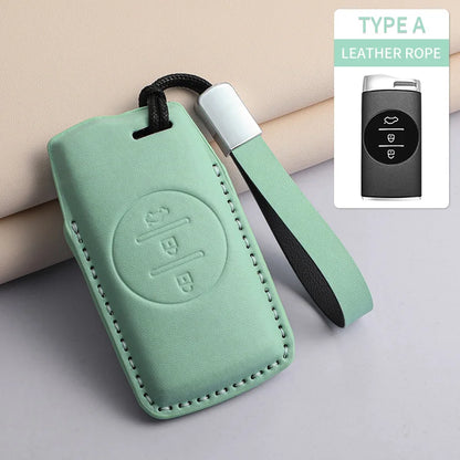For Chery PU Car Keychain Shell Holder