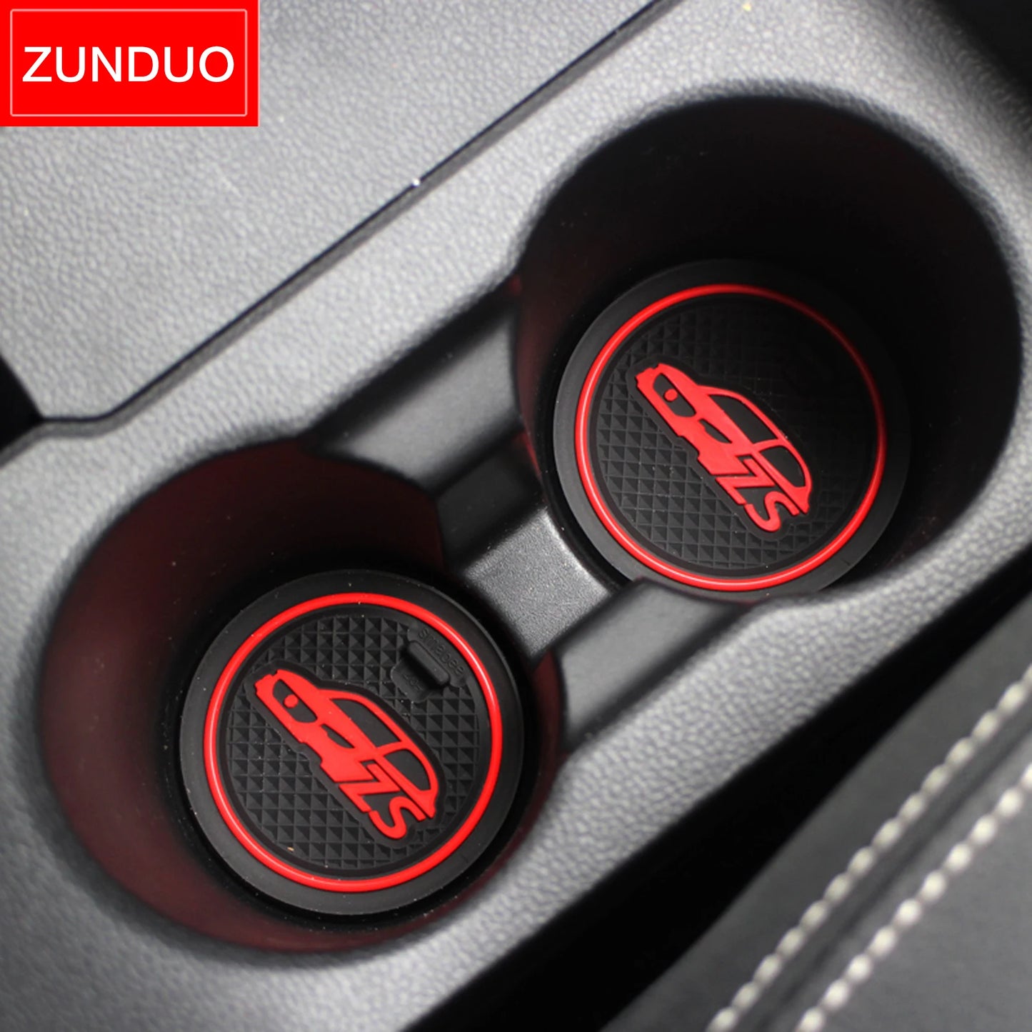 Anti-Slip Car Gate Slot Cup Mat for MG ZS 2017 - 2021 Door Groove Pad Cup Holder Interior Accessories Rubber