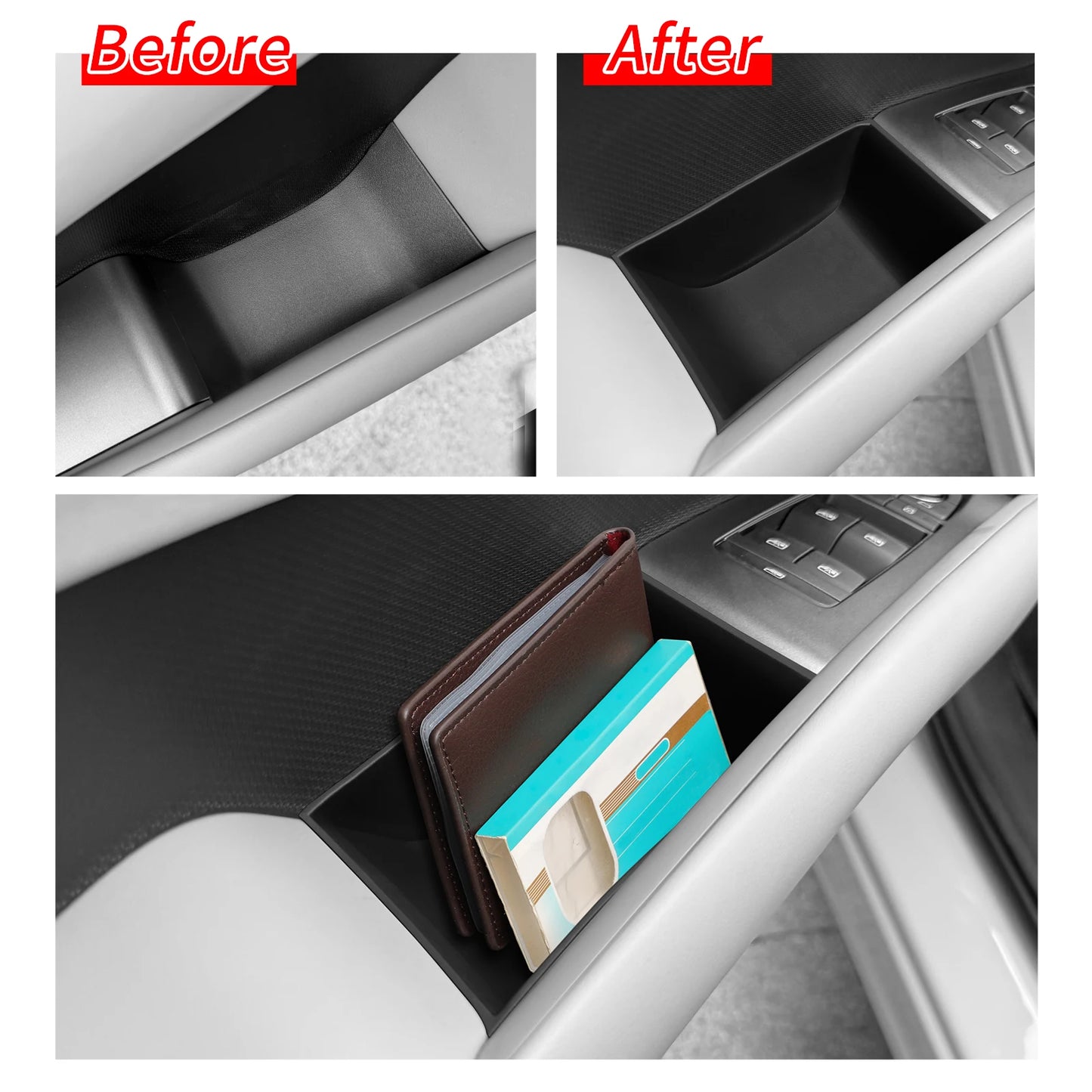 BYD ATTO 3 YUAN PLUS 2025 2026 Car Door Handle Storage Box