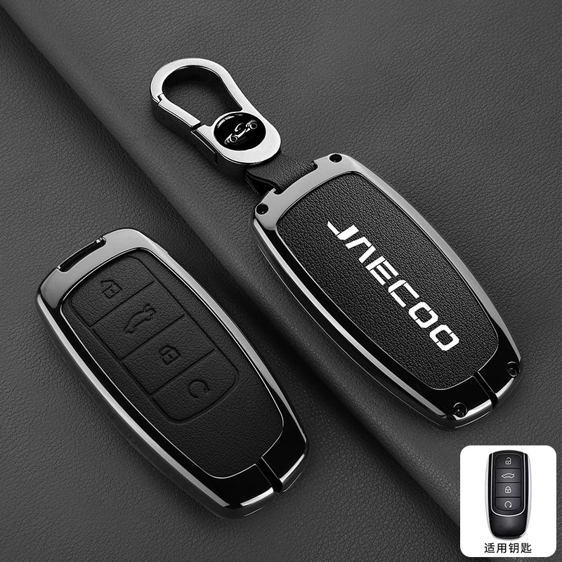 Zinc Alloy Car Key Case Cover For Chery Jaecoo J6 J7 J8 Phev