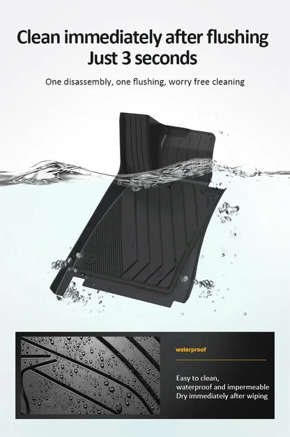 Car Floor Mats For Dongfeng Nammi 01 Box 2024-2026 TPE Rug Foot.