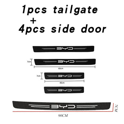 Sill Pedal Rear Bumper Protection Stickers For BYD