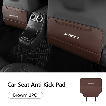 Car Seat Back Anti Kick Pad Leather Protective For Chery Jaecoo J7 J8