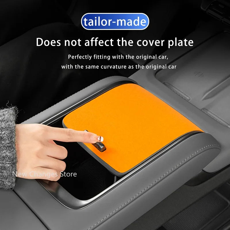 Zeekr 7X 2024 2025 Suede center console protective sticker
