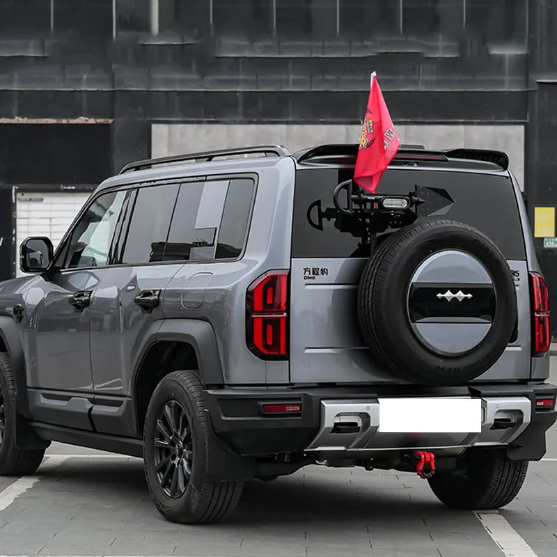 BYD Leopard 5/8 Tailgate Flagpole Rack Spare Tire Antenna Bracket