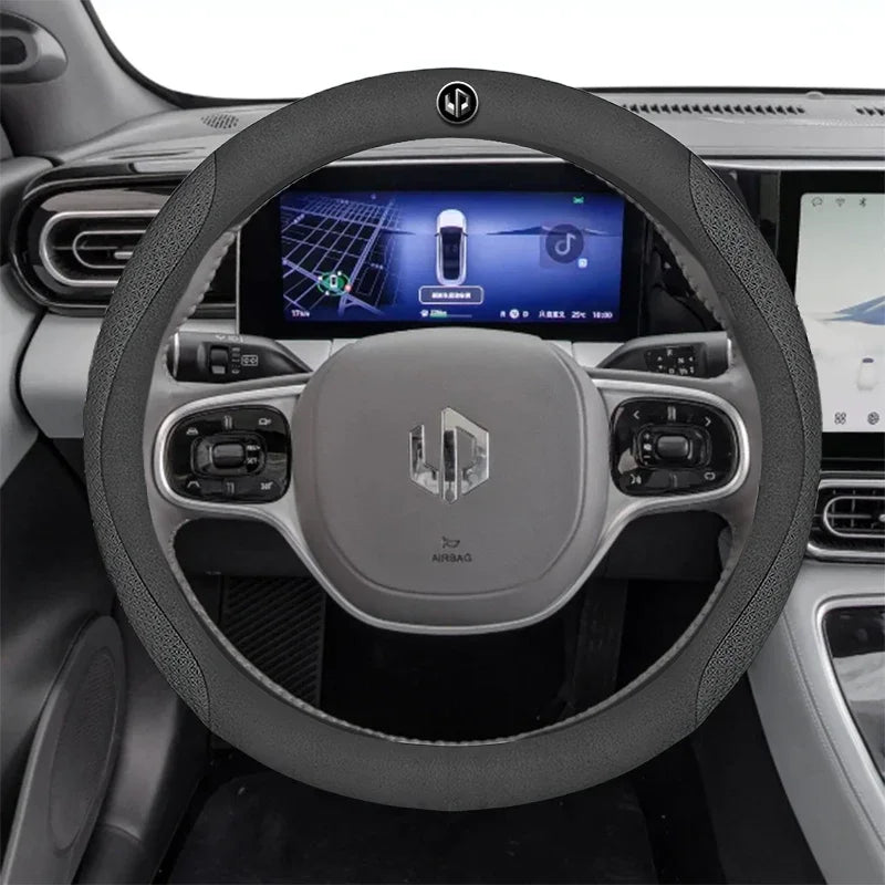 Leather Car Steering Wheel Cover For LEAPMOTOR C11 C10 T03 C16