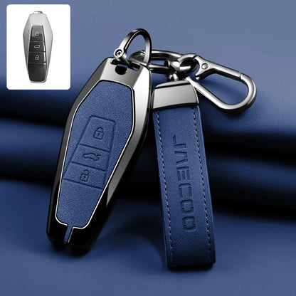 Remote Control Key Case Cover Holder Chain For Chery