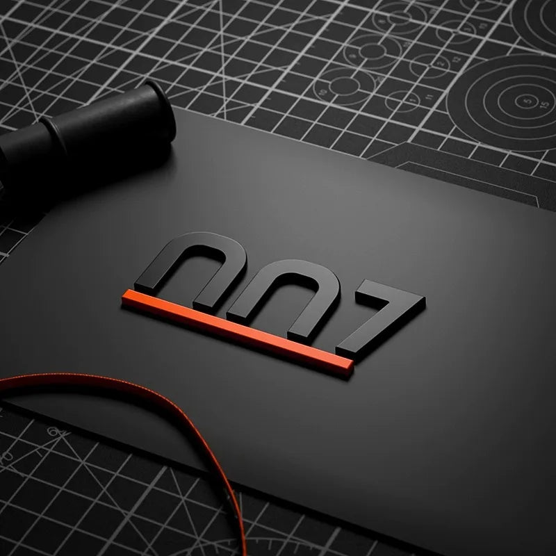 Zeekr 7X 001 X Car Blackened Logo Sticker