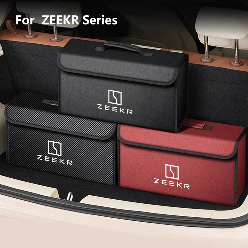 Car Trunk Storage Box Organizer Foldable For ZEEKR 001 ZEEKR 007 ZEEKR X 009 2025