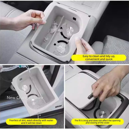 Zeekr 7X Silicone Center Console Water Cup Frame Cover