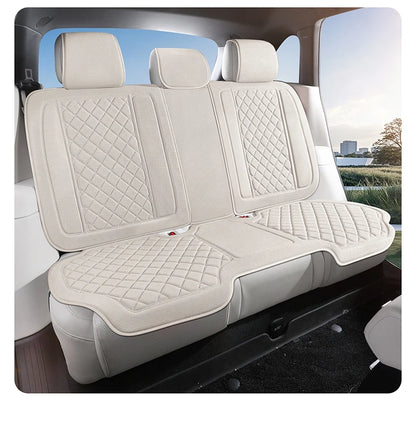 Universal Linen Split Seat Fully Surrounded Car Seat Cover