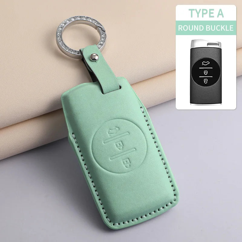 For Chery PU Car Keychain Shell Holder