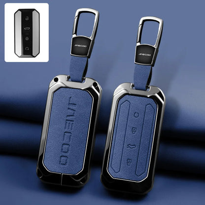 Remote Control Key Case Cover Holder Chain For Chery