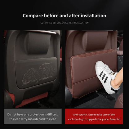 For ZEEKR X 001 007 009 2022 2023 2024 Car Seat Back Storage Rear Anti-Wear Backrest Anti-kick Pad Auto Accessories.
