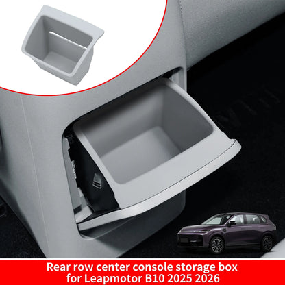Leapmotor B10 2025 2026 Car Armrest Box Rear Storage Tray
