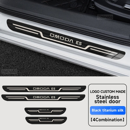 Sticker Door Sill Scuff Plate Guard For Chery Omoda C5 5 E5