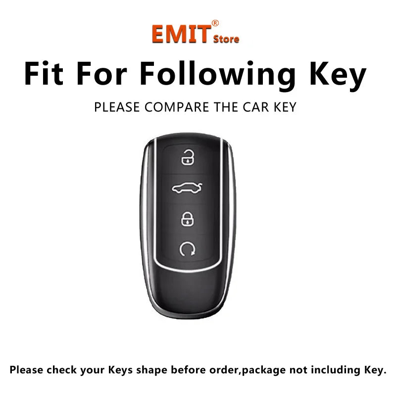 Zinc Alloy Car Key Case for Chery Jaecoo J7 7 PHEV 2025 J8 8