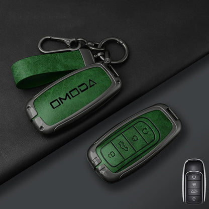 Leather Car Key Case Cover for Chery Omoda C5 E5 C9 Omoda 5 9 EV PHEV