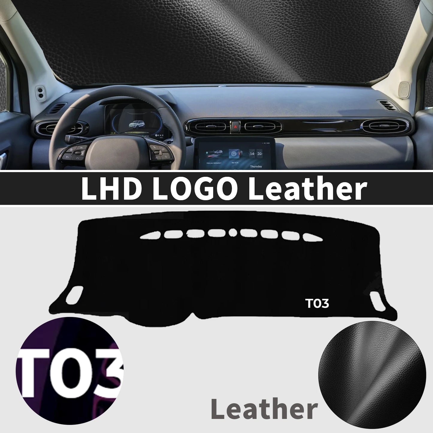 Leapmotor T03 Car DashMat Sunshade Protective Carpet