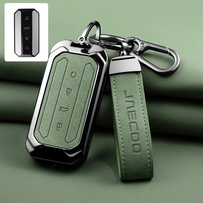 Remote Control Key Case Cover Holder Chain For Chery