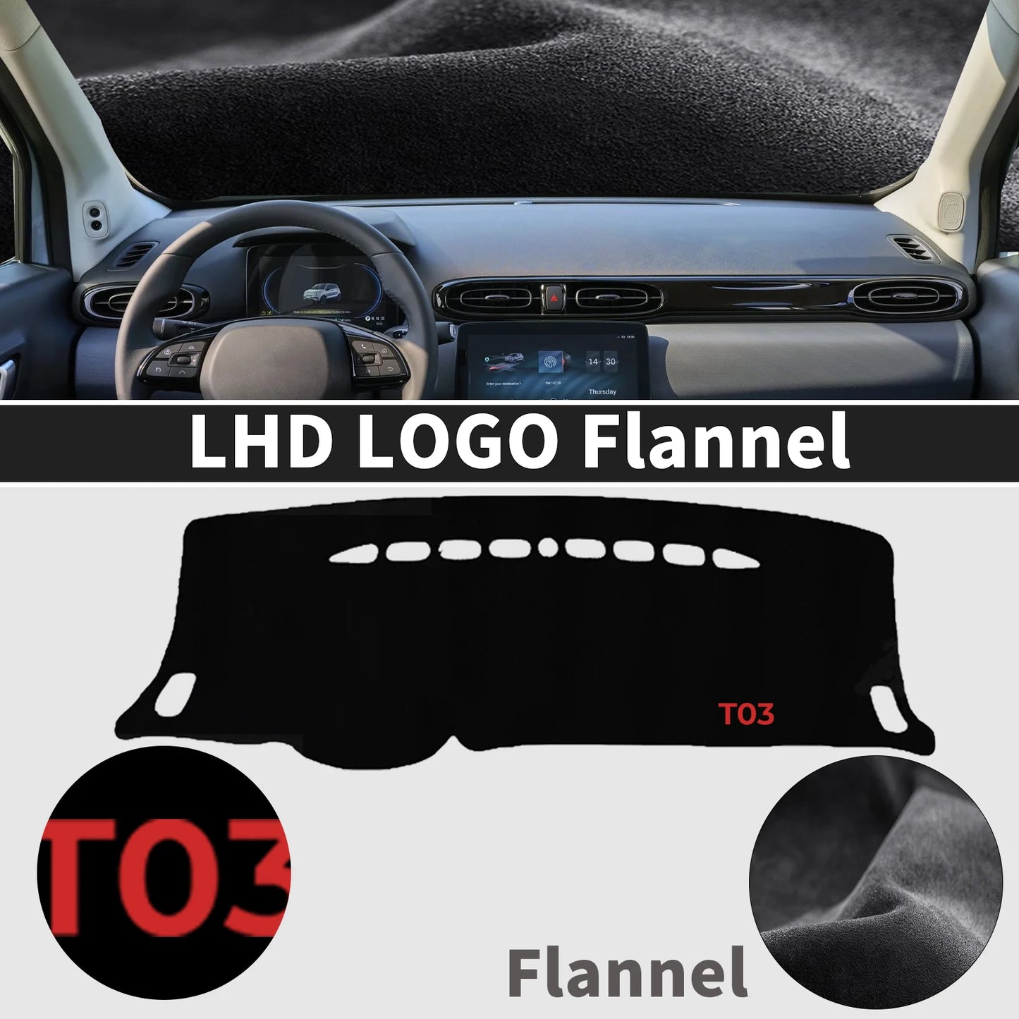 Leapmotor T03 Car DashMat Sunshade Protective Carpet