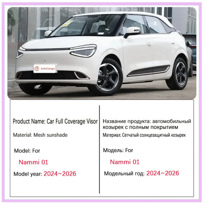 Car Sunshade For Dongfeng Nammi Box 01 2024 2025 2026 S31 UV Protection Shield.
