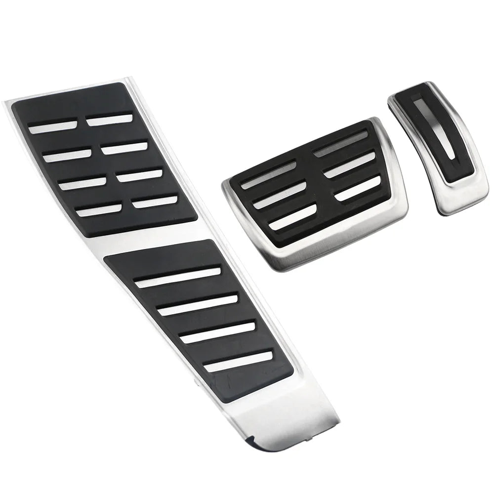 For Audi A7 S7 RS7 4G 2010-2017 A6 S6 RS6 C7 4G RHD Car Gas Fuel Brake Dead Rest Foot Pedal Cover Cap Pad Trim Auto Accessories