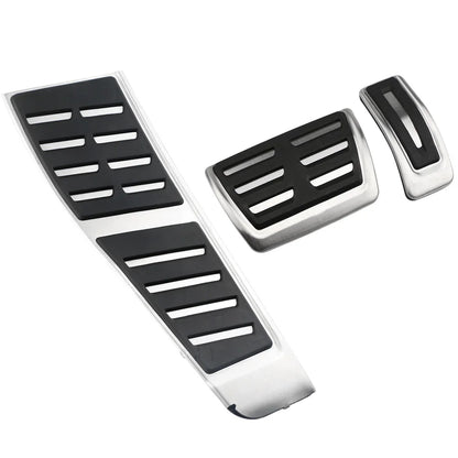 For Audi A7 S7 RS7 4G 2010-2017 A6 S6 RS6 C7 4G RHD Car Gas Fuel Brake Dead Rest Foot Pedal Cover Cap Pad Trim Auto Accessories
