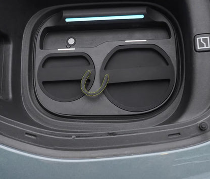 For New Zeekr 001 2024 2025 Restyling Car Styling Charging Port Waterproof Protective Cover Dust Cover Auto Modified Accessories.