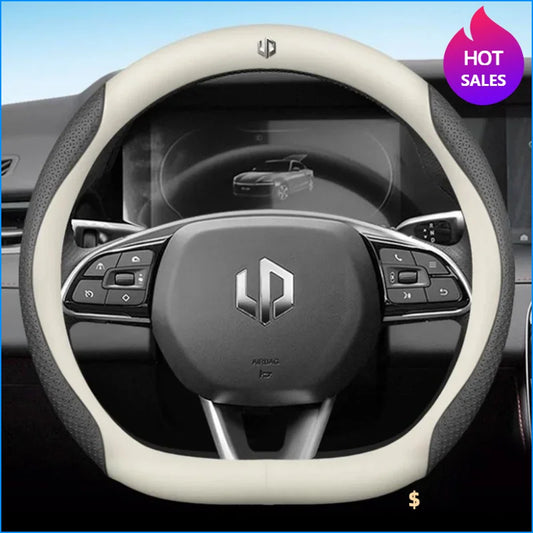 Leather Car Steering Wheel Cover For LEAPMOTOR C11 C10 T03 C16