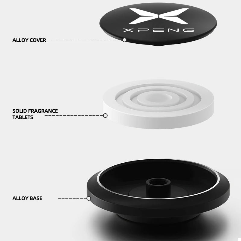 Customize car air fresheners diffuser, solid perfume long-lasting, For XPENG P5 P7 P7+ G3 G3i G9 N5 F30 H93 BETA X9 MONA M03
