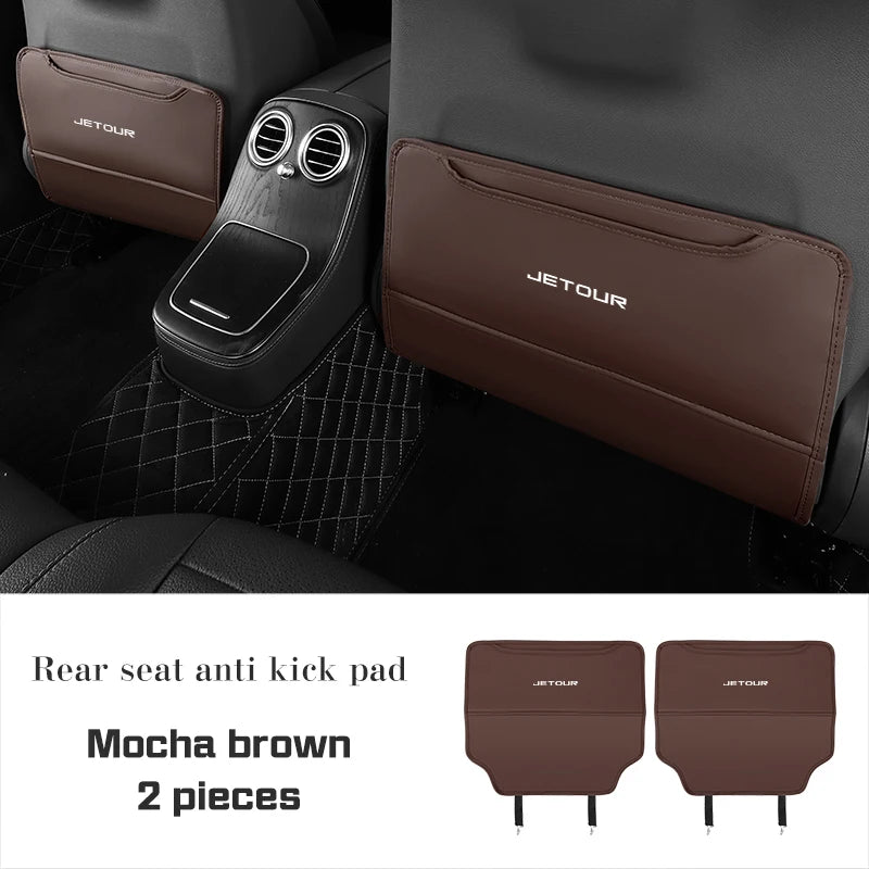 Chery Jetour X70 X70SM X90 X95 DASHING i-DM T2 T3 X-1 Car Seat Back Anti Kick Pad